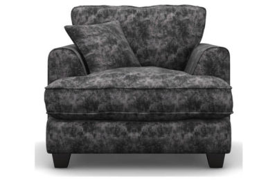 Heart of House Hampstead Shimmer Fabric Chair - Grey